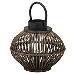 Brown Bamboo Style Large Lantern