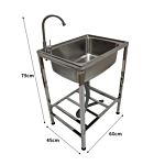 Stainless Steel Camping Sink - Portable