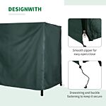 Outsunny 164cm Height Oxford Polyester Waterproof Swing Chair Cover Green