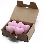 Love Heart Bath Bomb 70g - Bubblegum - Pack Of 5