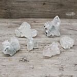 White Appophyllite Clusters 20-30mm