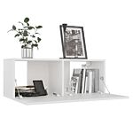 Vidaxl 10 Piece Tv Cabinet Set White Engineered Wood