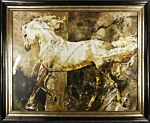 Gilded Horses I By Marta Wiley