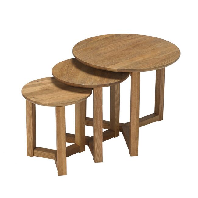 Stow Nest Of Tables Oak