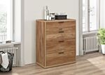 Stockwell 4 Drawer Chest Rustic Oak