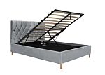 Loxley Double Ottoman Bed Grey