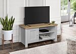 Highgate Small Tv Unit Grey & Oak