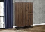 Houston 4 Door Wardrobe Walnut