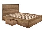 Stockwell King Bed Rustic Oak