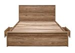 Stockwell King Bed Rustic Oak