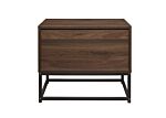 Houston 1 Drawer Bedside Walnut