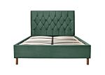 Loxley Double Bed Green