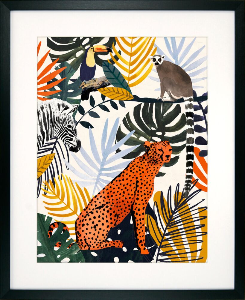 Jungle Jumble I By Victoria Borges