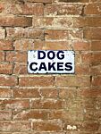 Metal Wall Sign - Dog Cakes Blue