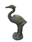 Stone Effect Grey Heron Statue