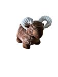 Ram Design Door Stop, Brown