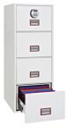 Phoenix World Class Vertical Fire File Fs2274e 4 Drawer Filing Cabinet With Electronic Lock