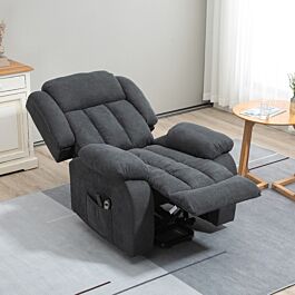 Homcom Oversized Riser And Recliner Chairs For The Elderly, Heavy Duty ...