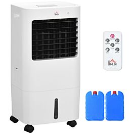 Homcom Air Cooler, Mobile Cooling Fan Humidifier Air Conditioner With 