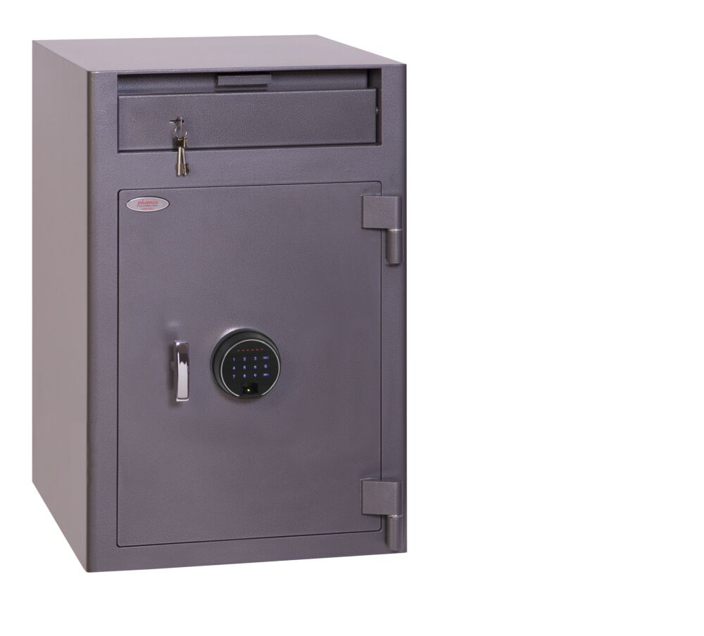 Phoenix Cash Deposit Ss0998fd Size 3 Security Safe With Fingerprint Lock