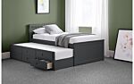 Maisie Bed With Underbed And Drawers - Anthracite