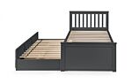 Maisie Bed With Underbed And Drawers - Anthracite
