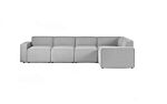 Lago Combination Sofa Single Seat Section - Grey