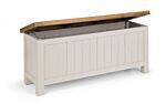 Aspen Storage Bench - Grey Wash