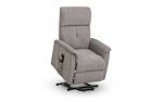 Ava Rise And Recline Chair Taupe Fabric