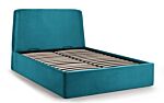 Frida Storage Ottoman Bed 135cm - Teal