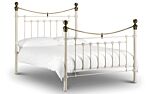 Victoria 150cm Bed - Stone White