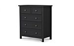 Maine 3 + 2 Drawer Chest - Anthracite