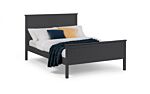 Maine 150cm Bed - Anthracite