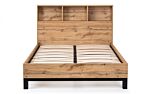 Bali Bookcase Headboard Bed 135cm