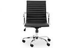 Gio Black & Chrome Office Chair