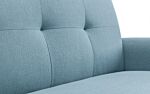 Monza 3 Seater Compact Retro Sofa - Blue