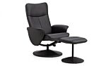 Lugano Recliner & Stool