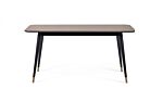 Findlay Rectangular Dining Table - Walnut & Black