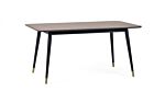 Findlay Rectangular Dining Table - Walnut & Black