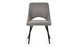 Iris Boucle Dining Chair - Grey