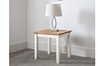 Coxmoor Lamp Table - Ivory & Oak