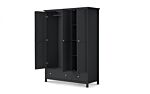 Maine 3 Door Combination Wardrobe - Anthracite