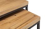 Brooklyn Oak Nesting Lamp Tables