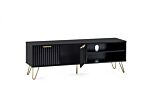 Murano Tv Unit - Matt Black