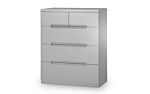 Manhattan 3+2 Drawer Chest - Grey