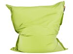 Large Bean Bag Lime Green Lounger Zip Giant Beanbag Beliani