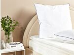 Bed Pillow White Cotton 80 X 80 Cm Soft Beliani