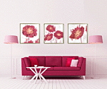 Magenta Flower Burst Iii By Vanessa Austin - Framed Canvas