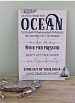 Rules Of The Ocean Wall Plaque