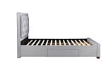 Woodbury Super King Bed Grey